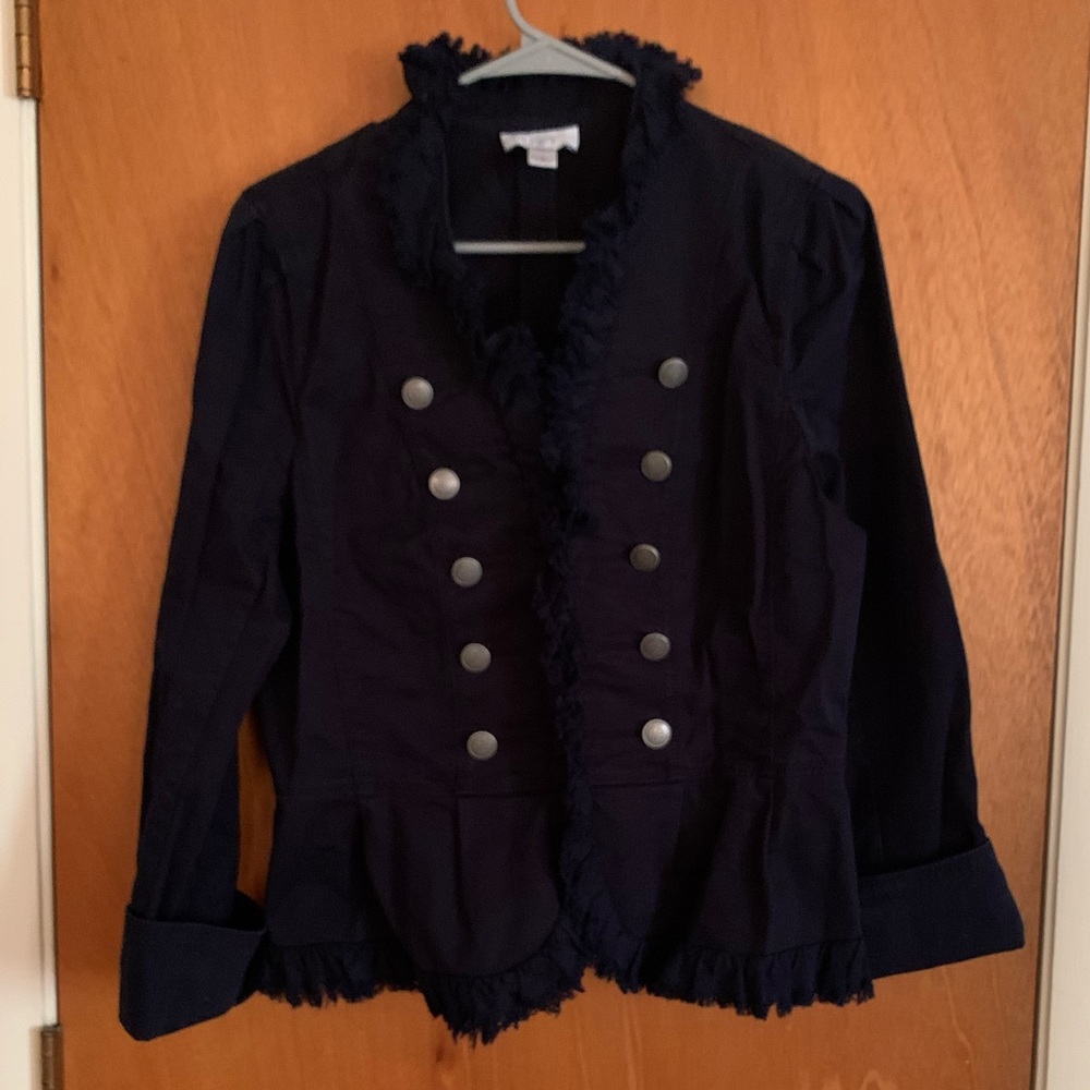 Ann Taylor Loft Navy Jacket size 12